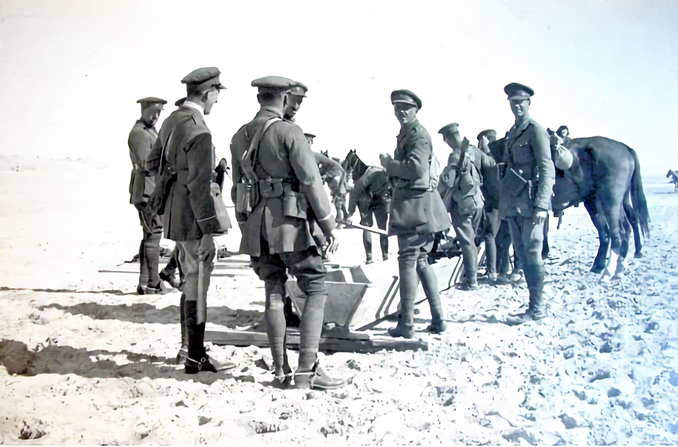 LtCol_Wigan_RSM_Haines_Major_Foster_Major_Wroughton